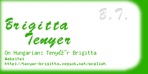 brigitta tenyer business card